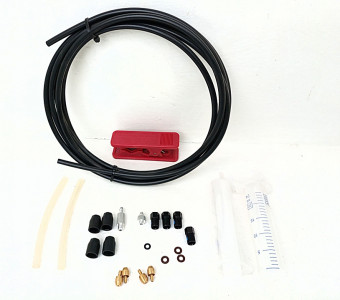 Hydraulic cable replacement set
